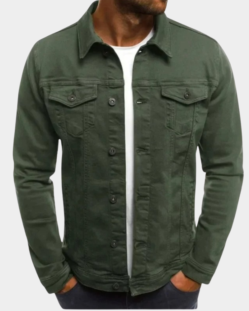Men's Tailored Fit Jacket | Structured Silhouette | Lightweight All-Season Design