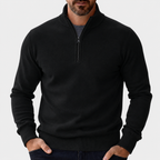 Men's Zip-Up Sweater | Flattering Cut | Lightweight Layer for Everyday Wear