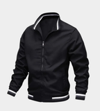 Men's Bomber Jacket | Full-Zip Closure | Ribbed Cuffs | Roomy Layering Fit
