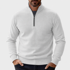 Men's Zip-Up Sweater | Flattering Cut | Lightweight Layer for Everyday Wear