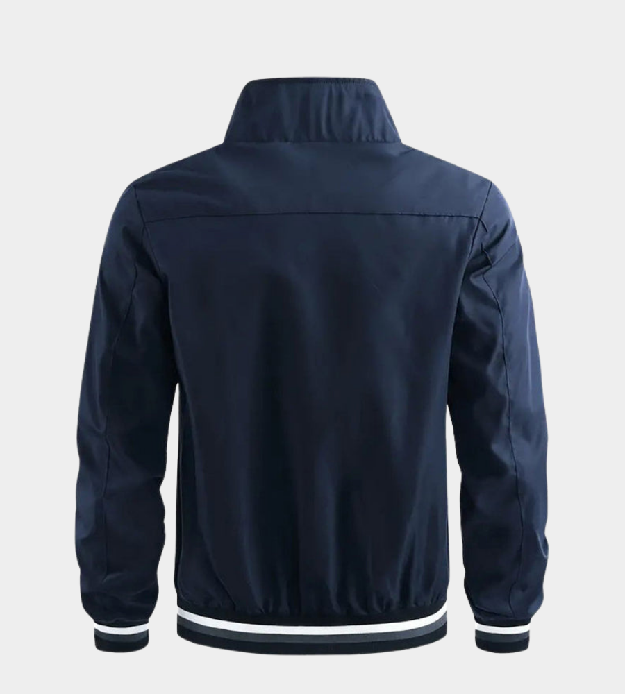 Men's Bomber Jacket | Full-Zip Closure | Ribbed Cuffs | Roomy Layering Fit