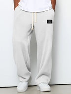 Men's Wide-Leg Pants | Adjustable Drawstring Waist | Deep Pockets | Relaxed Fit