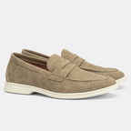 Men's Slip-On Loafers | Round Toe Design | Cushioned Sole for All-Day Comfort