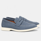 Men's Slip-On Loafers | Round Toe Design | Cushioned Sole for All-Day Comfort