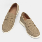 Men's Slip-On Loafers | Round Toe Design | Cushioned Sole for All-Day Comfort