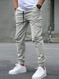 Men's Slim Fit Jogger Pants | Stretch Waistband | Tapered Ankle Cuff Design
