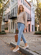 Women's Knit Slip-On Sneakers | Breathable Knit Upper | Platform Sole | Lightweight Everyday Wear