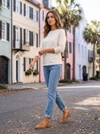 Women's Pointed-Toe Loafers | Slip-On Design | Suede-Look Upper | Low Flat Sole | Soft Lining